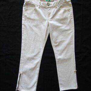 White Jeans Wicked West Embroidered White Jeans Pants size 10